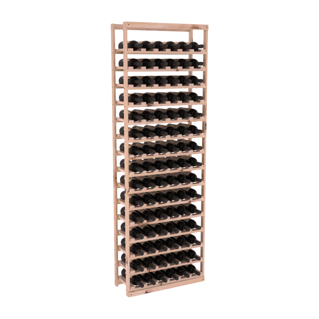 InstaCellar Baker Style Bottle Rack – Knotty Alder / Unstained