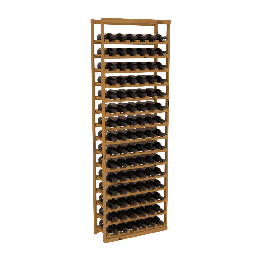 InstaCellar Baker Style Bottle Rack – Knotty Alder / Oak stained