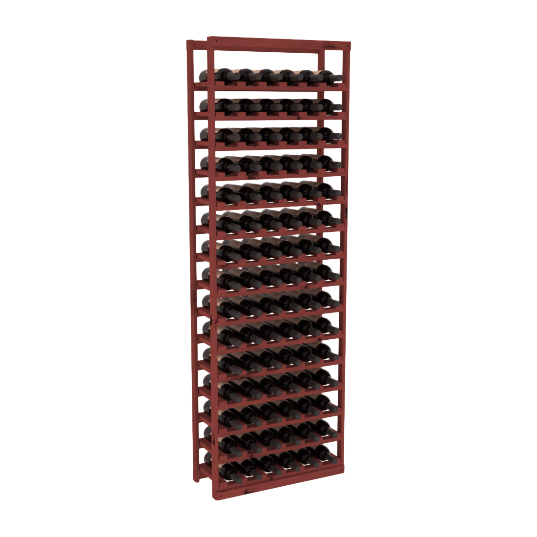 InstaCellar Baker Style Bottle Rack – Knotty Alder / Cherry stained