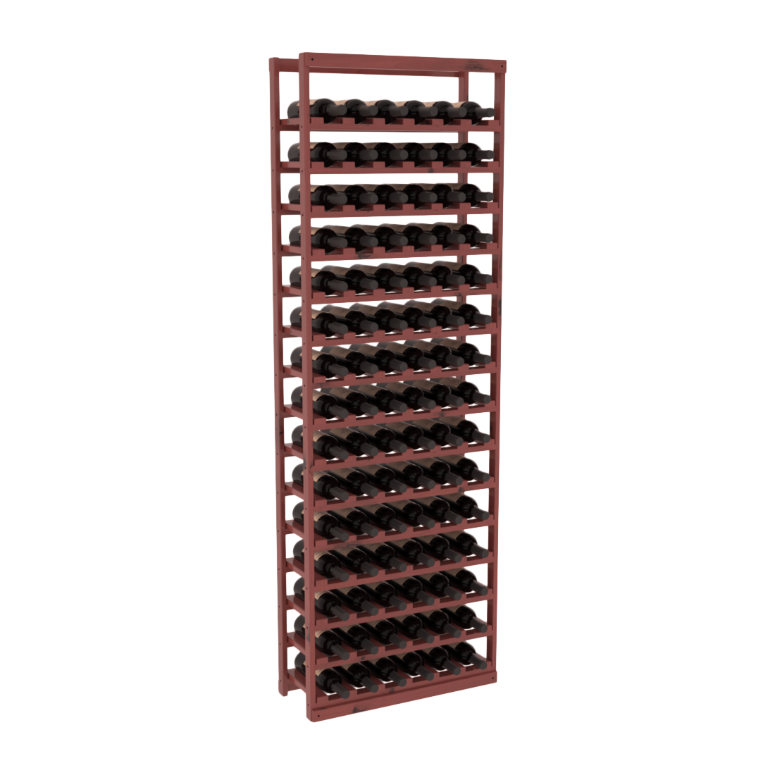 InstaCellar Baker Style Bottle Rack – Knotty Alder / Cherry stained
