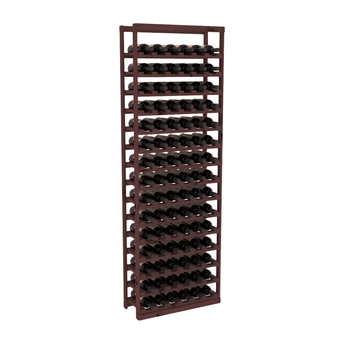 InstaCellar Baker Style Bottle Rack – Knotty Alder / Walnut stained