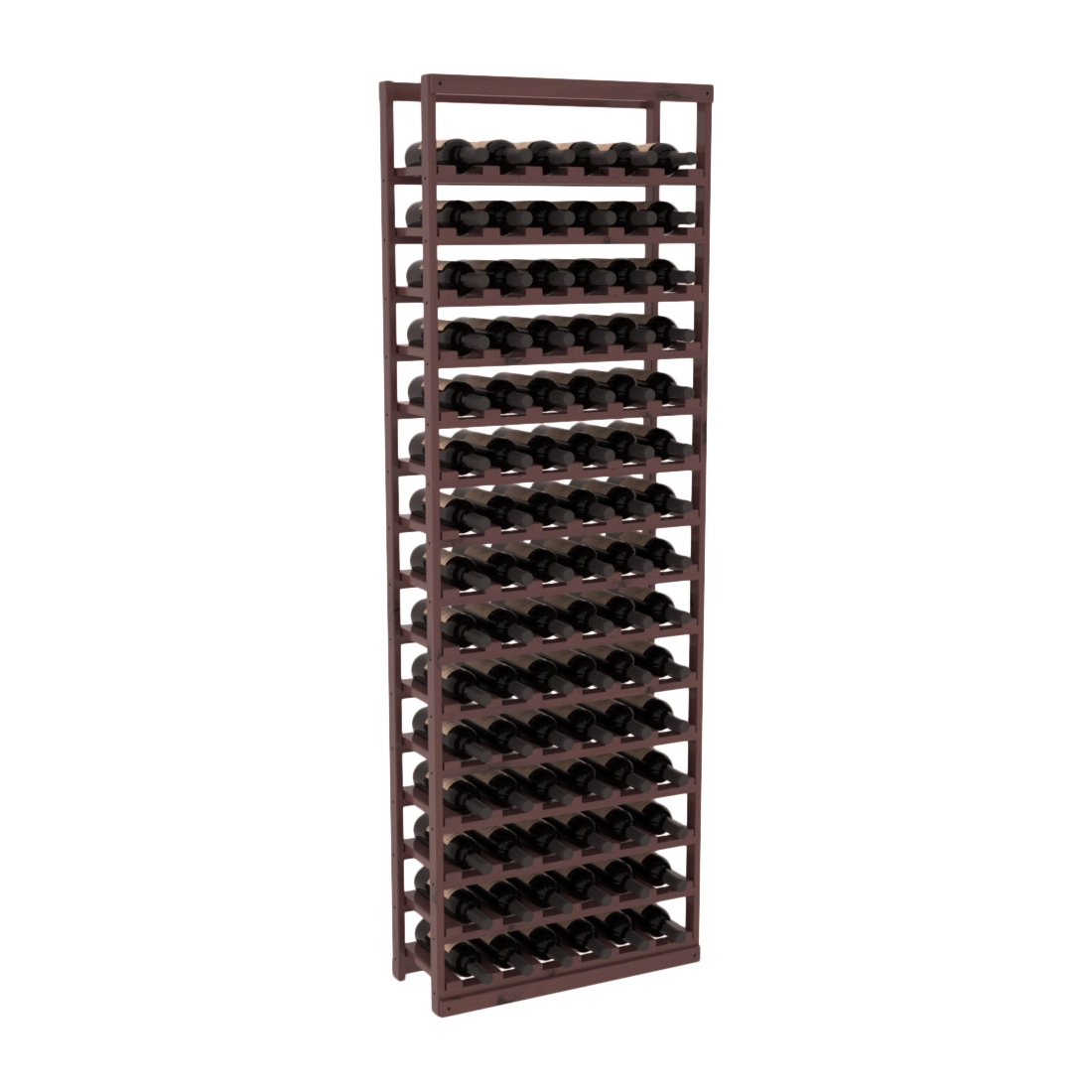InstaCellar Baker Style Bottle Rack – Knotty Alder / Walnut stained