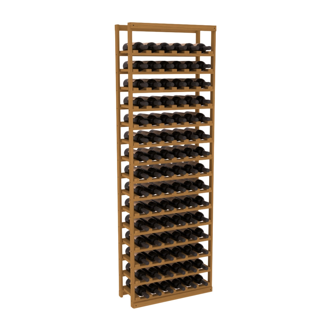 InstaCellar Baker Style Bottle Rack – Grand Mahogany / Oak stained