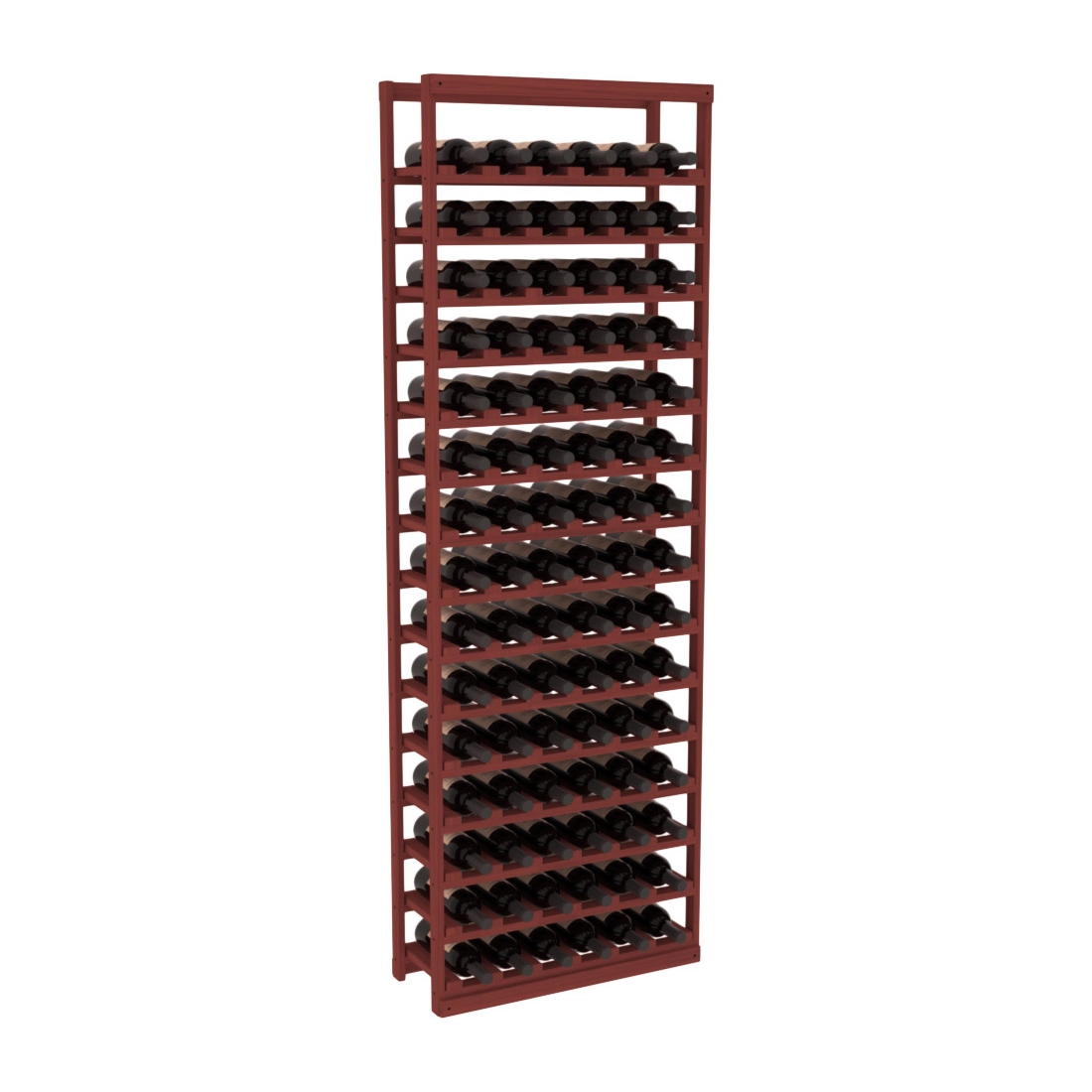 InstaCellar Baker Style Bottle Rack – Grand Mahogany / Cherry stained