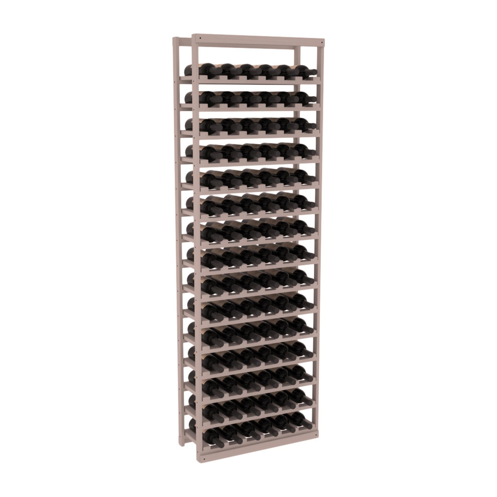 InstaCellar Baker Style Bottle Rack – Grand Mahogany / Greywash stained