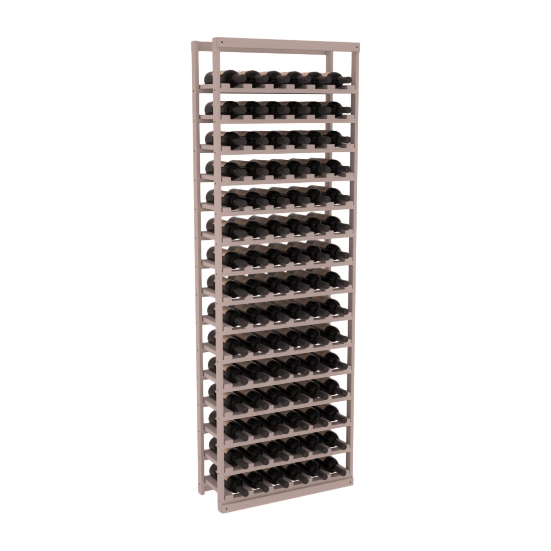 InstaCellar Baker Style Bottle Rack – Grand Mahogany / Greywash stained