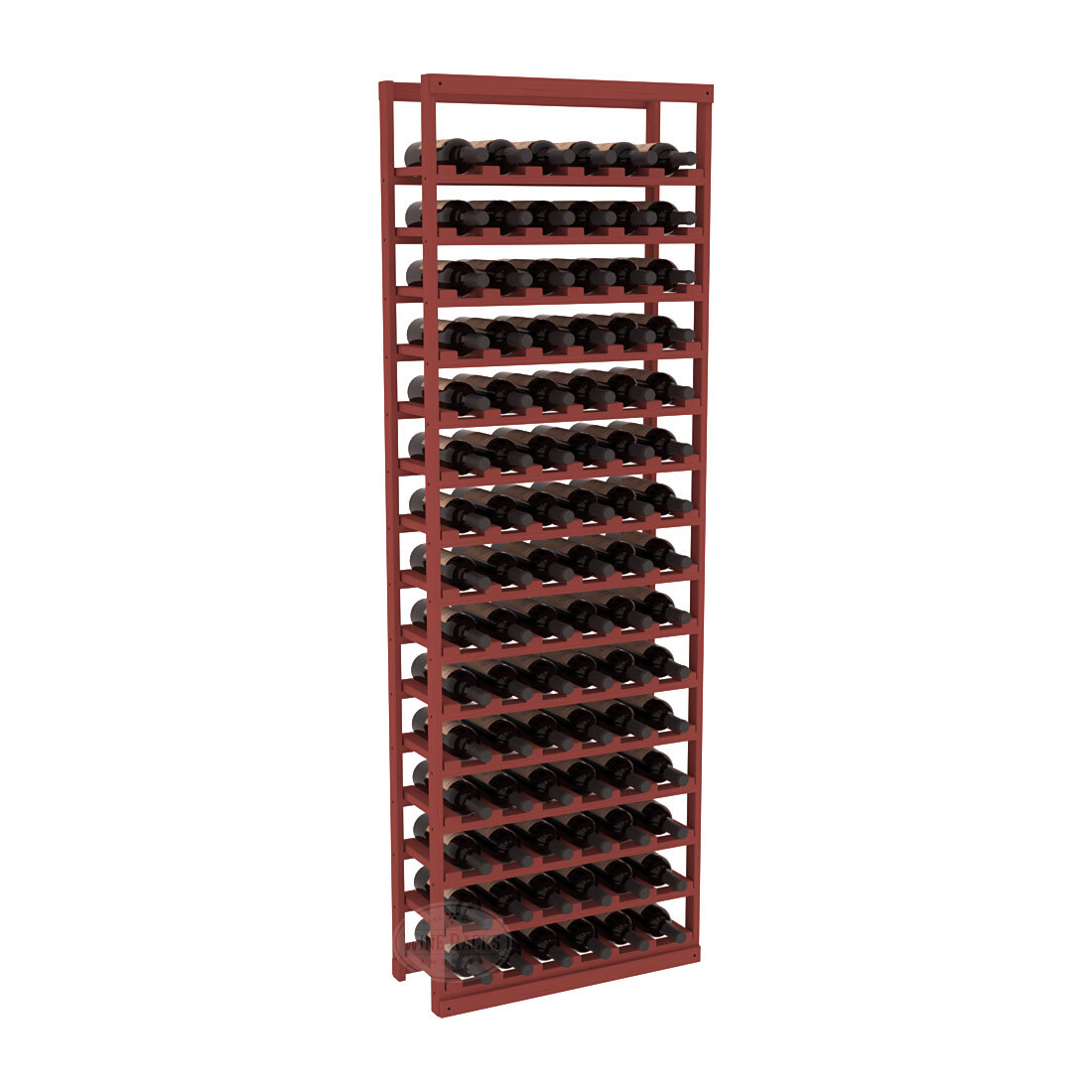 InstaCellar Baker Style Bottle Rack – Ponderosa Pine / Cherry stained