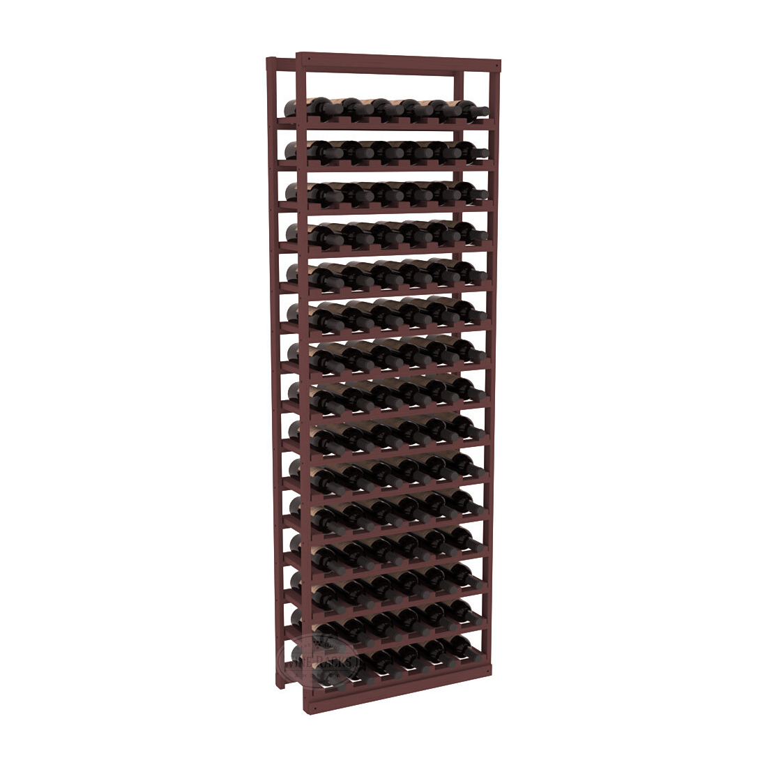 InstaCellar Baker Style Bottle Rack – Ponderosa Pine / Walnut stained