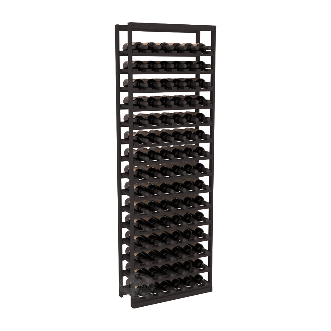 InstaCellar Baker Style Bottle Rack – Ponderosa Pine / Black stained