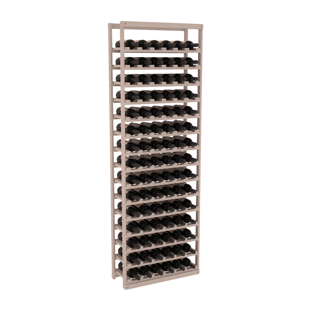 InstaCellar Baker Style Bottle Rack – Ponderosa Pine / Greywash stained