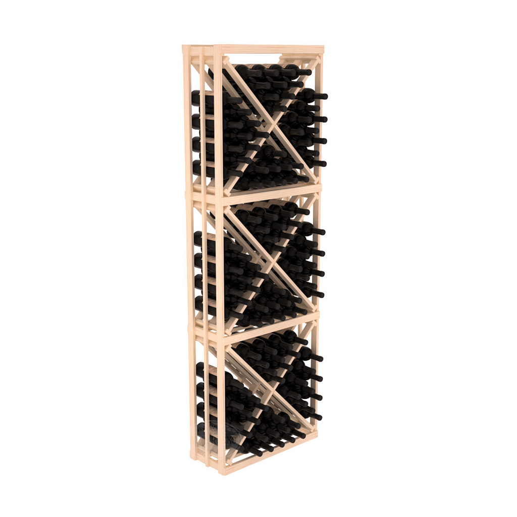 InstaCellar Full Height Diamond Bin – Ponderosa Pine / Unstained