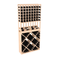 InstaCellar 8 Column Side Display / 82 Cube Combo – Ponderosa Pine / Unstained