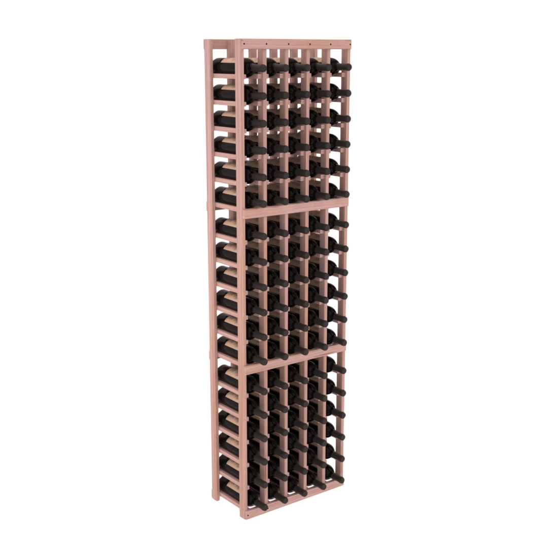 InstaCellar 5 Column Standard Rack – Grand Mahogany / Unstained