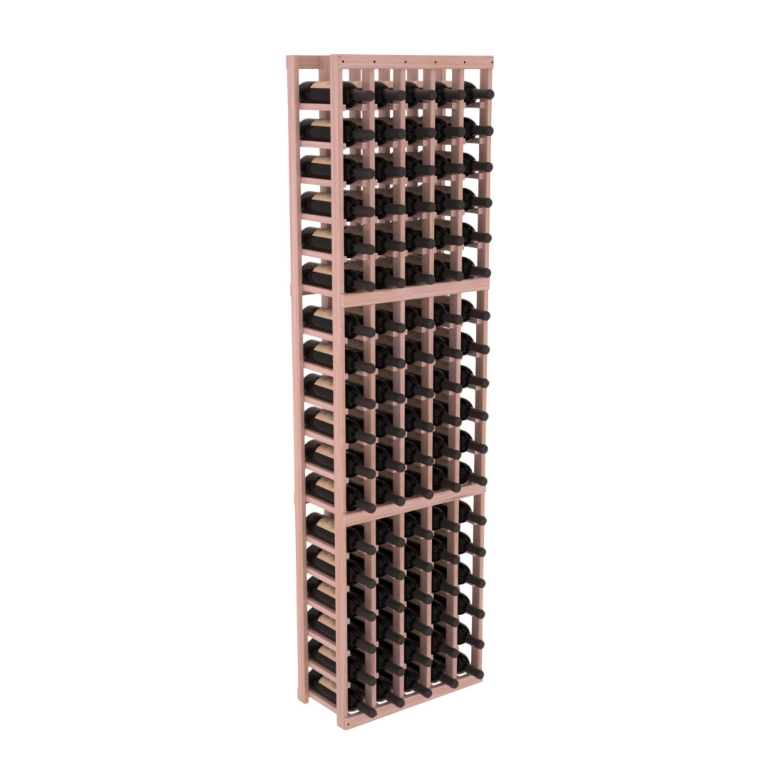 InstaCellar 5 Column Standard Rack – Grand Mahogany / Unstained