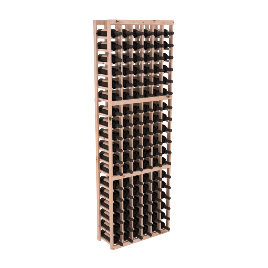 InstaCellar 6 Column Standard Rack – Knotty Alder / Unstained