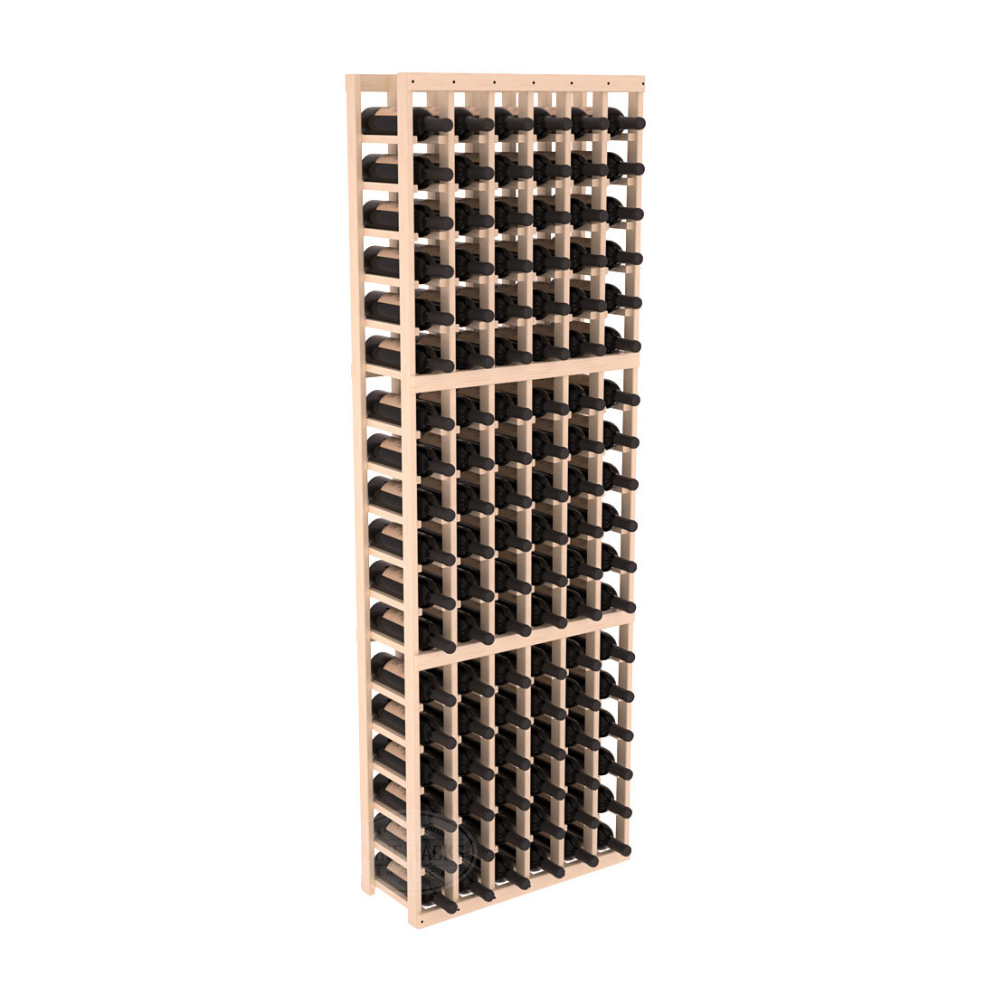 InstaCellar 6 Column Standard Rack – Ponderosa Pine / Unstained