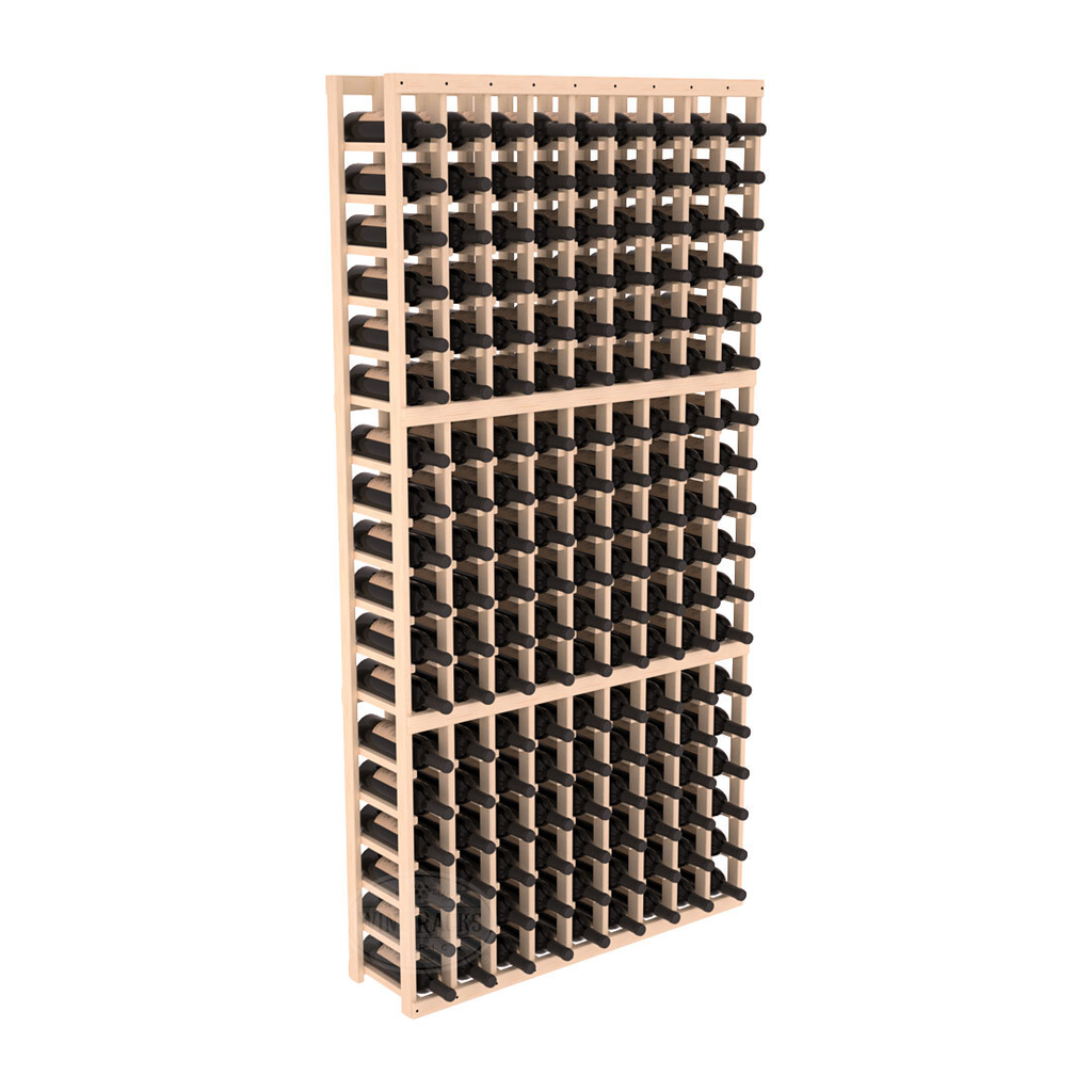 InstaCellar 9 Column Standard Rack – Ponderosa Pine / Unstained