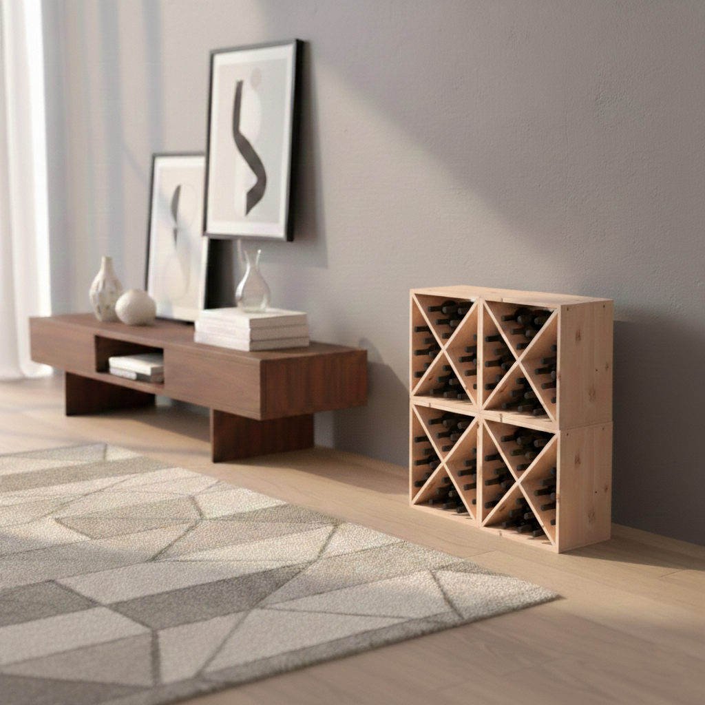 Living Series 96-Bottle Wine Cube