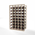 GrandCellar™ 5 Column Full-Depth Standard Wine Rack – 36" – White Oak / Unstained