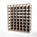 GrandCellar™ 7 Column Full-Depth Standard Wine Rack – 36" – White Oak / Unstained