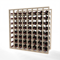 GrandCellar™ 8 Column Full-Depth Standard Wine Rack – 36" – White Oak / Unstained