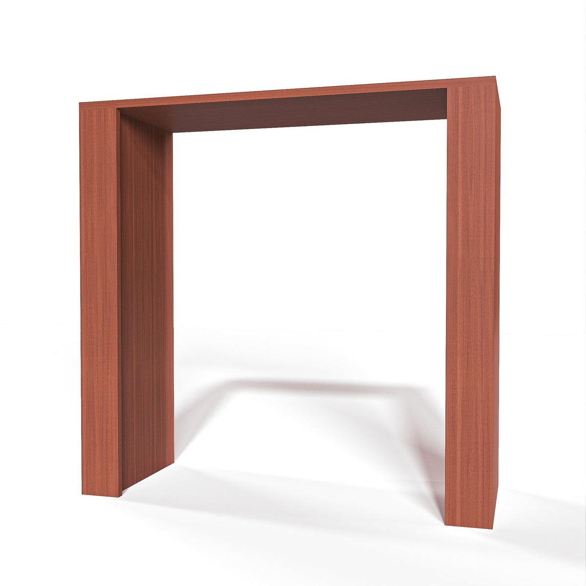 GrandCellar™ 8 Column Full-Depth Open Wine Niche – 36" – Sapele Mahogany / Unstained